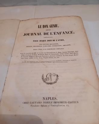 Antico Le Bon Genie Petit Journal De L'Enfance