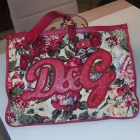 D&G Dolce & Gabbana borsa fantasia floreale 