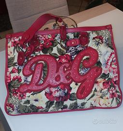 D&G Dolce & Gabbana borsa fantasia floreale 