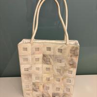 Piccola borsa applicazioni madreperla