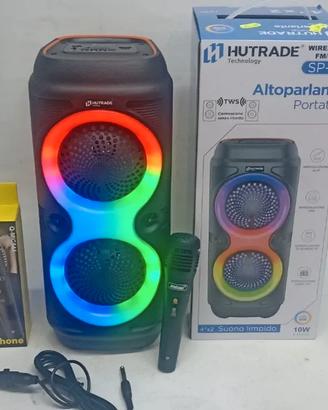 Cassa Amplificata Karaoke USB SD Bluetooth con Mic