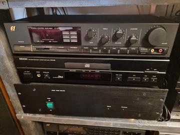 Preamplificatore Sansui + Finale Nuova Elettronica