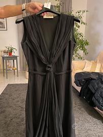 Vestito estivo di seta silk tg 40 nero,