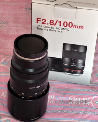 Samyang 100mm f2.8 per Sony E