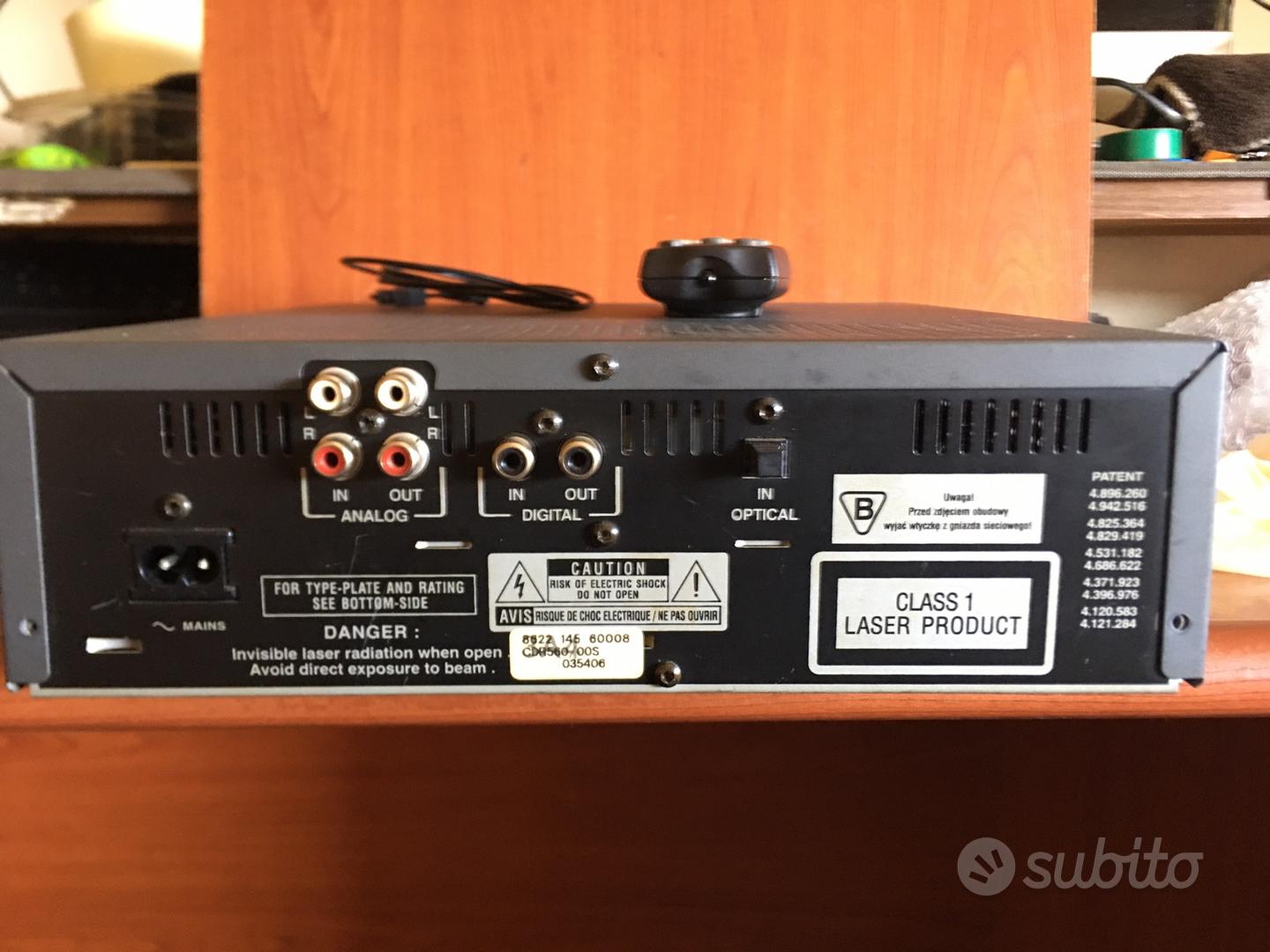 その他 PHILIPS CDR 560 lettore CD Philips CDR 560 - Audio/Video In vendita a Torino