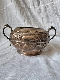 Zuccheriera inglese Sheffield vintage silverplated