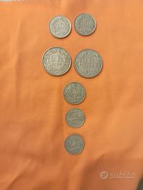 FRANCHI SVIZZERI Lotto da n. 5 monete