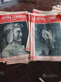 la Divina commedia di Dante Alighieri in fascicoli