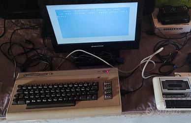 Commodore 64 biscottone funzionante completo 