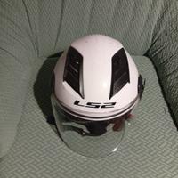 Casco jet con visiera taglia S