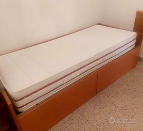 Materasso singolo con o senza struttura letto
