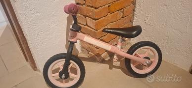 Balance bike rosa senza pedali