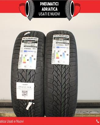 2 Gomme NUOVE 195 65 R 15 Kumho SPED GRATIS