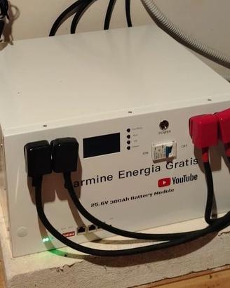 Gruppo Batterie Al Litio per Accumulo Energetico