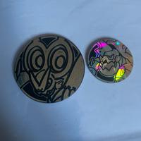 2 gettoni Pokemon caps Large + medium