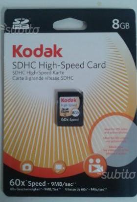 Scheda SD Kodak SDHC HIGH-SPEED CARD 8GB