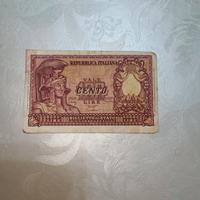 100 lire di carta del 1951
