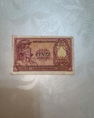 100 lire di carta del 1951