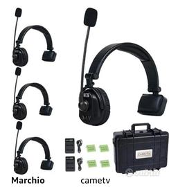 4 cuffie wifi con solenziamento da cameramen
