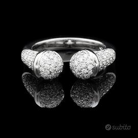 ANELLO LADYBIRD ORO 18KT BRILLANTI 1.04CT NATURALI