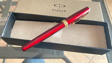 Parker Sonnet lacca rossa stilografica oro 18k,750
