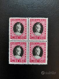 Lotto 23 marche da bollo in lire nuove