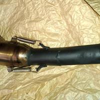 Yamaha TT 350. Scarico