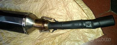 Yamaha TT 350. Scarico