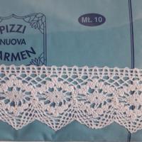 Pizzo bianco a smerli 