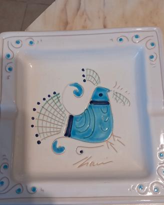 Posacenere ceramica sarda Luigi Nioi Italy