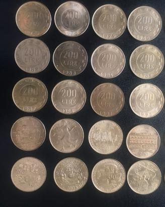 Italia Lire 200 Lavoro + commemorative