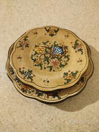 Piatti in ceramica Baffoni Gubbio