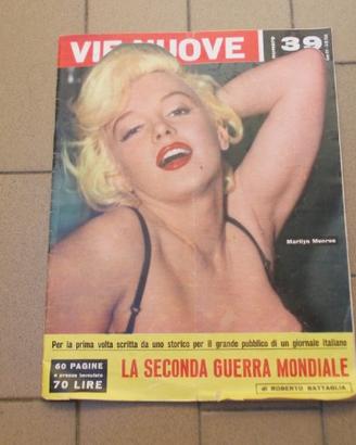 Rivista copertina Marilyn Monroe