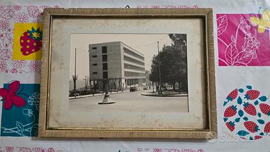 quadro vintage con antica foto di ragusa 