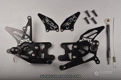 Pedane arretrate SUZUKI GSXR 1000 2007 2008 K7 K8