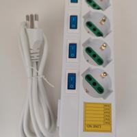 Ciabatta con 4 prese indipendenti 