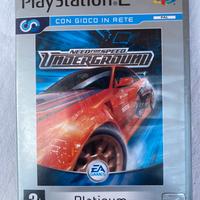 need for speed underground platinum per ps2