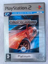 need for speed underground platinum per ps2