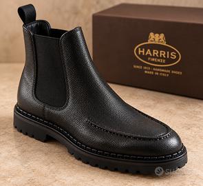 Harris Firenze Chelsea Boots nere in pelle