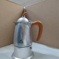 Caffettiera alluminio lucido 