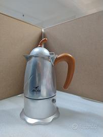 Caffettiera alluminio lucido 