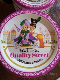 Scatole latta Quality street