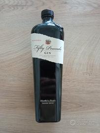 Bottiglia vuota Gin Fifty Pounds