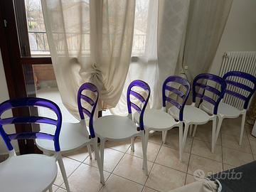 Set 6 sedie moderne design