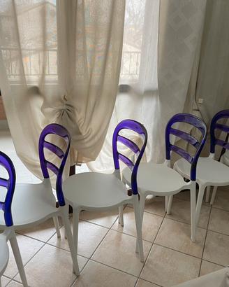 Set 6 sedie moderne design