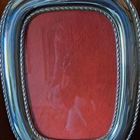 Cornice ovale argento