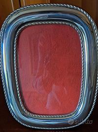Cornice ovale argento