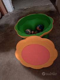 Sgabello contenitore