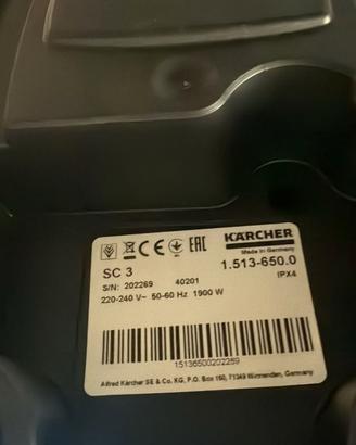 Kärcher SC 3 EasyFix pulitore a vapore 1900W