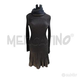 VESTITO D ANDRE MAURICE CACHEMIRE NERO COSTIN MARR